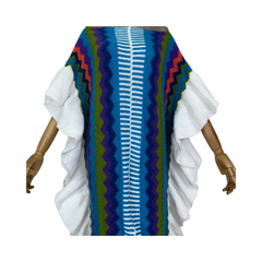 Ruffled Knit Kaftan Dress - WINI