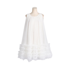 Elegant Solid Patchwork Sleeveless Dress
