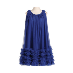 Elegant Solid Patchwork Sleeveless Dress