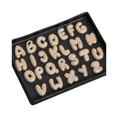 Bubble English Letter Necklace