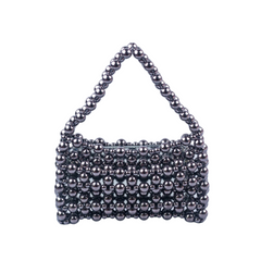 Hand Woven Acrylic Beaded Handbag