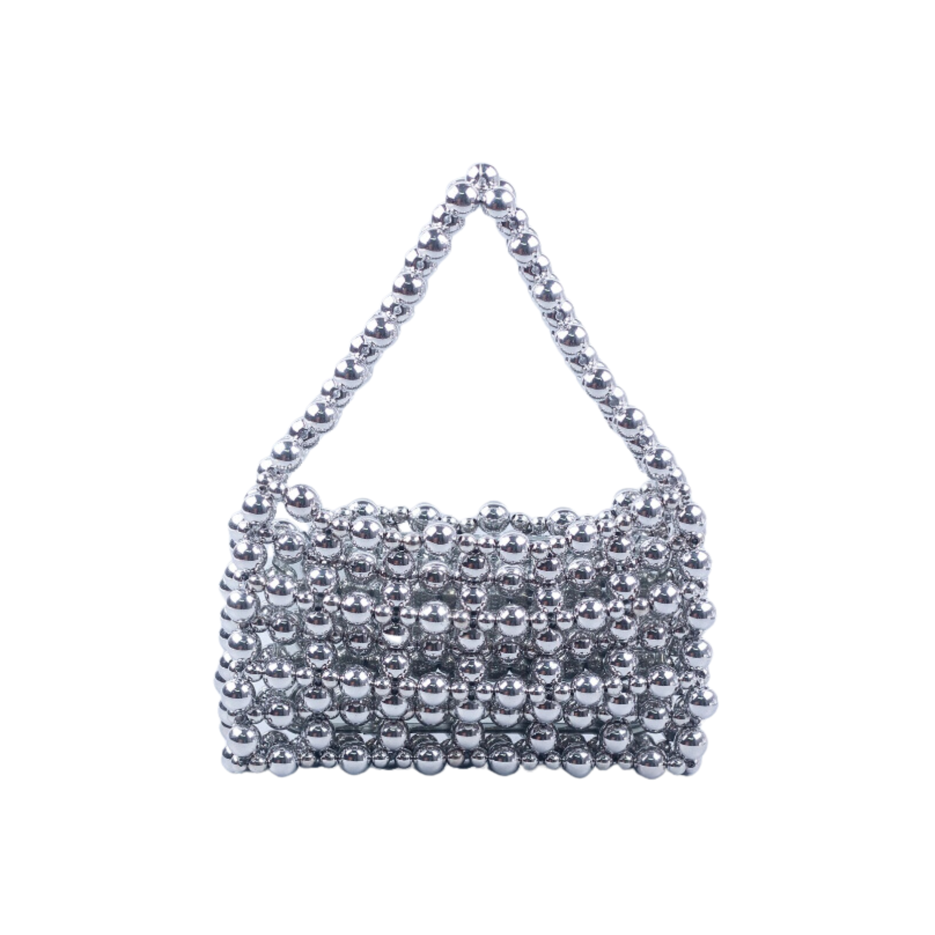 Hand Woven Acrylic Beaded Handbag