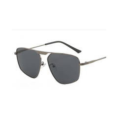 Retro Big Polygon Shape Frame Sunglasses