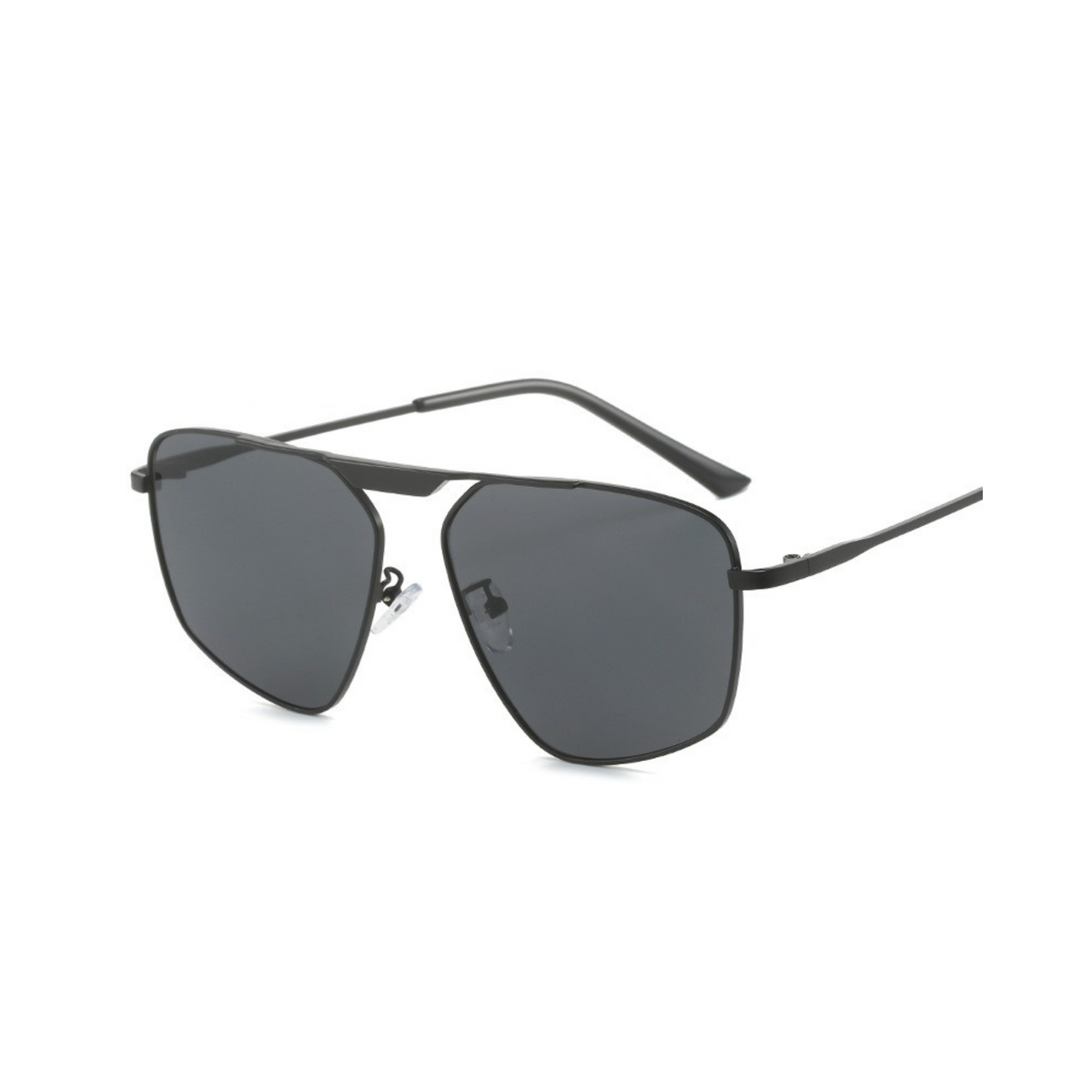 Retro Big Polygon Shape Frame Sunglasses
