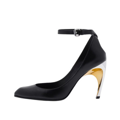 Pre Order:  Belt Buckle Slim Heels Hollow Out Stiletto Pumps