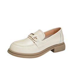 Casual Shallow Mouth Thick Heel Loafers