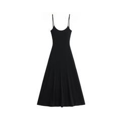 Solid Stretch Sleeveless Maxi Dress