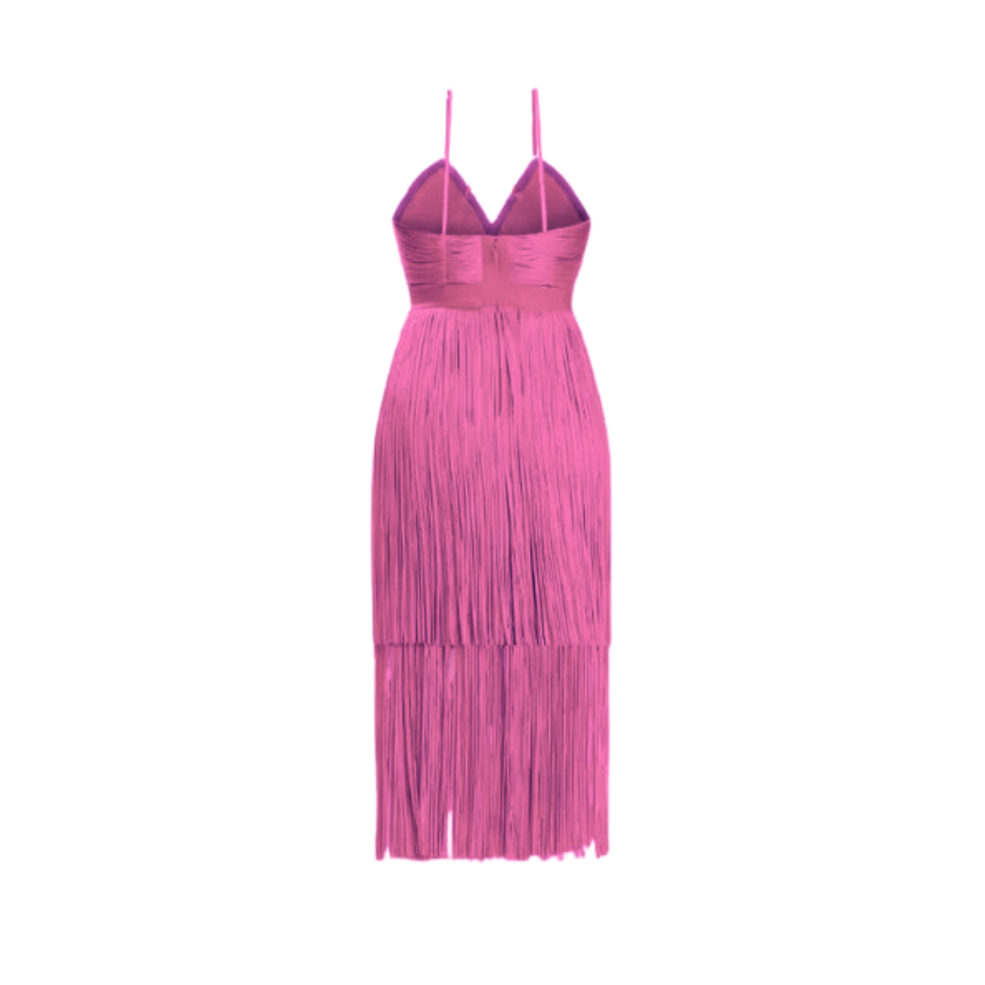 Fringe Skirt Bandage Dress