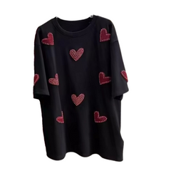 Velvet Diamond Heart T-Shirt