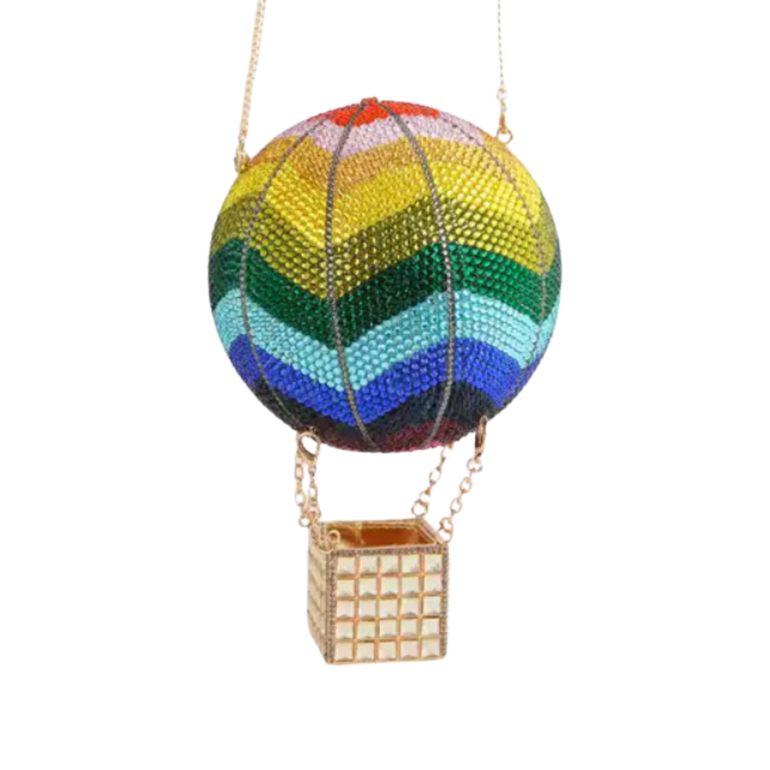 Hot Air Balloon Studded Handbag