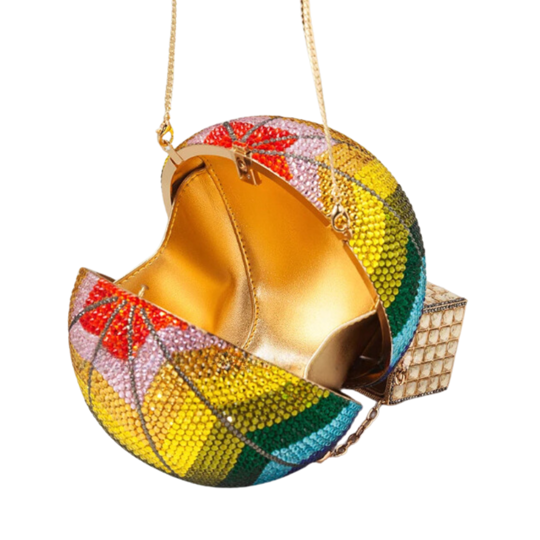 Hot Air Balloon Studded Handbag