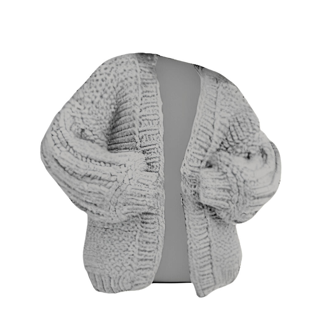 Chunky Oversized Knitted Balloon Cardigan