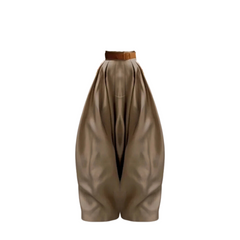Loose Wide Leg Solid Trousers