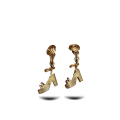 Vintage Heel Charm Earrings