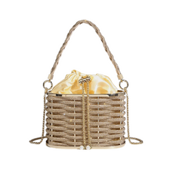 Sparkling Water Diamond Basket Evening Handbag