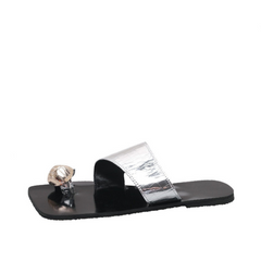 Square Toe Casual Slippers