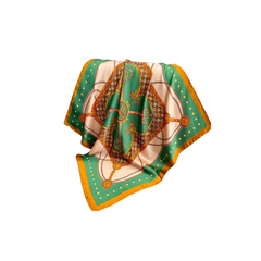 Casual Printed Small Square Scarf