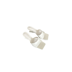 Square Open Toe Wedge Heel Sandals
