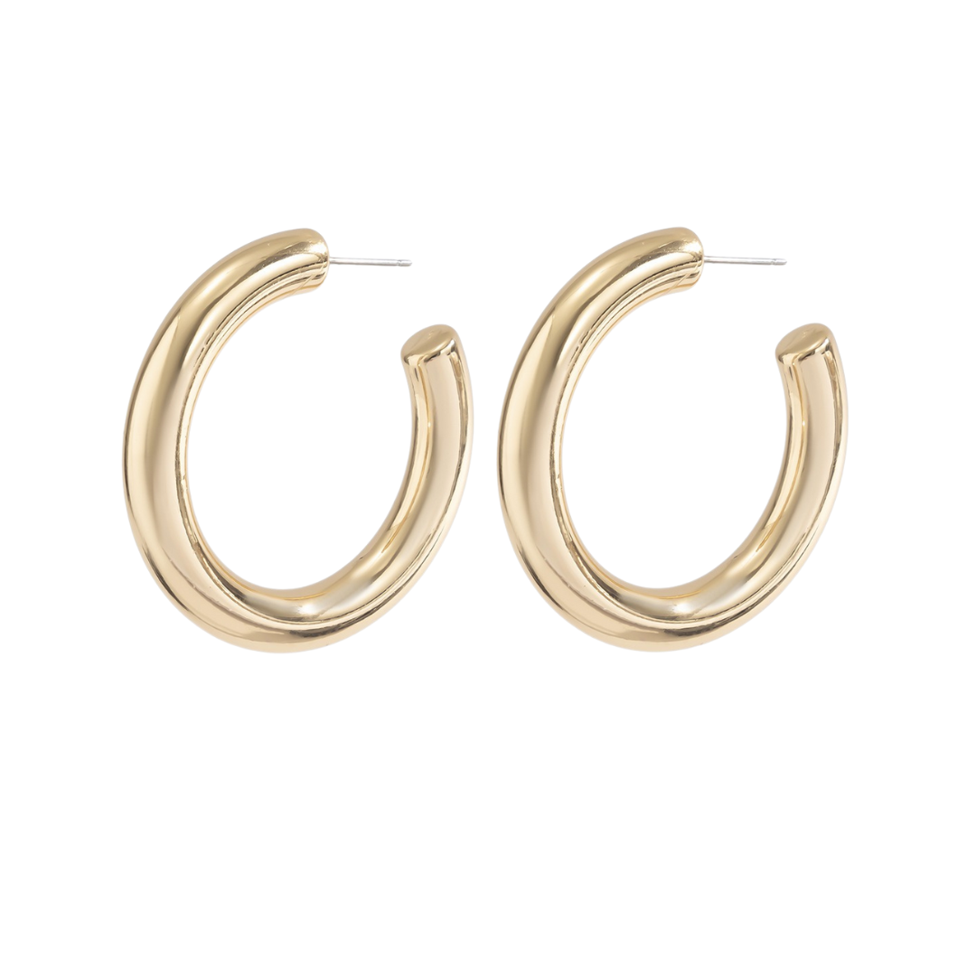 Classic Geometric Hoop Earrings