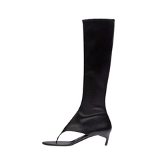 Clip Toe Stiletto High Boots