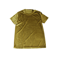 Velvet Solid Short Sleeve T-Shirt