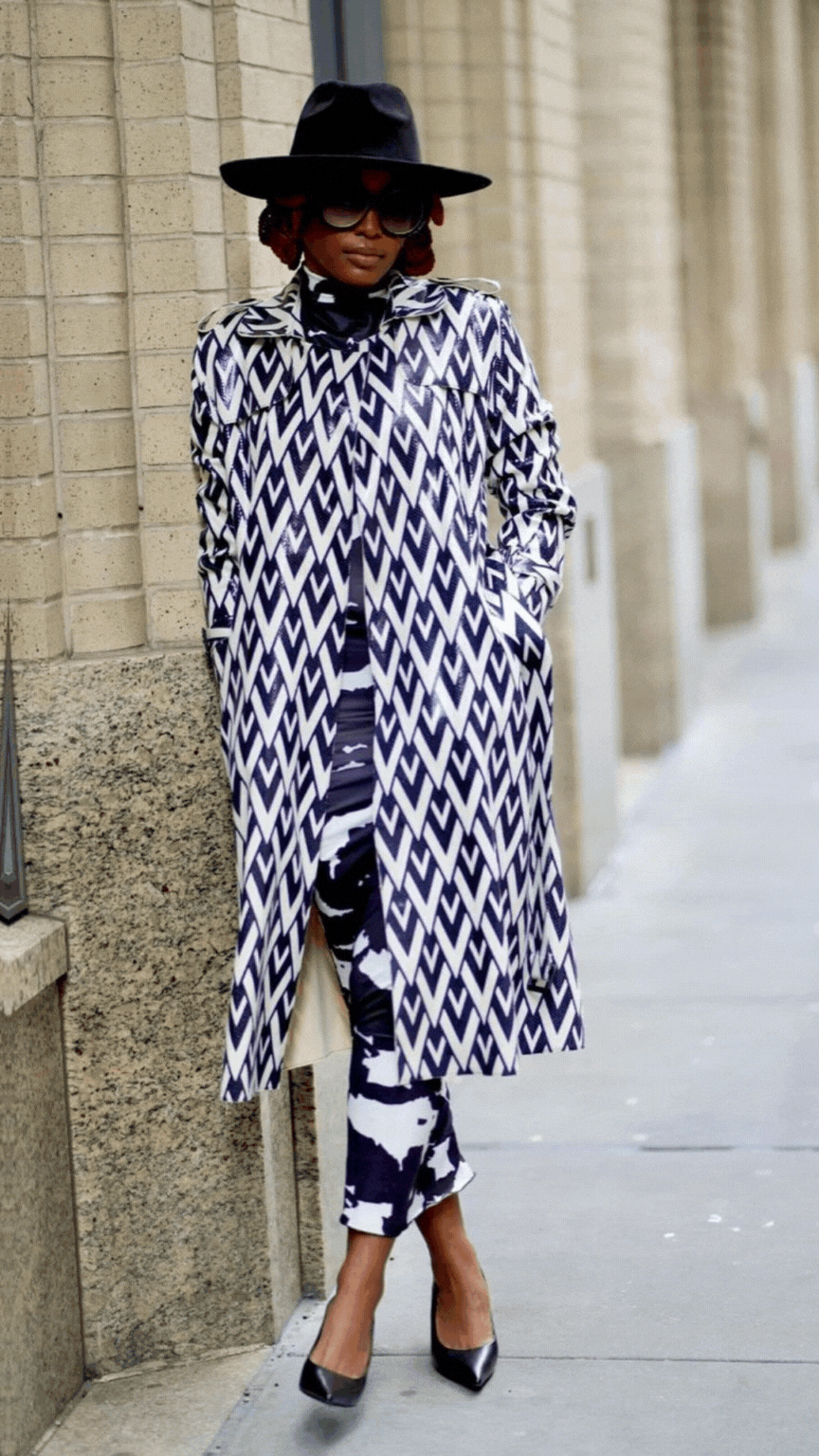 Stacked Vs Belted Loose Coat - @phenomenalkat