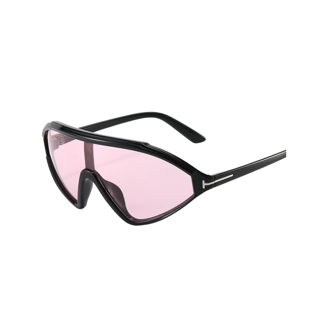 Retro Large Frame T-Shaped Sunglasses