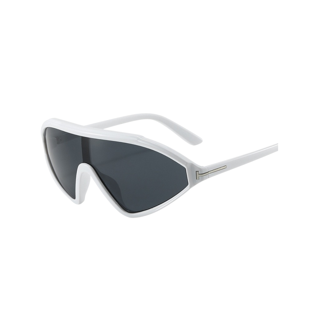 Retro Large Frame T-Shaped Sunglasses