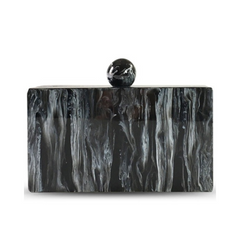 Marble Grain Acrylic Crossbody Box Bag