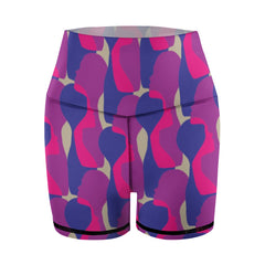 Ubuso Purple Yoga Shorts