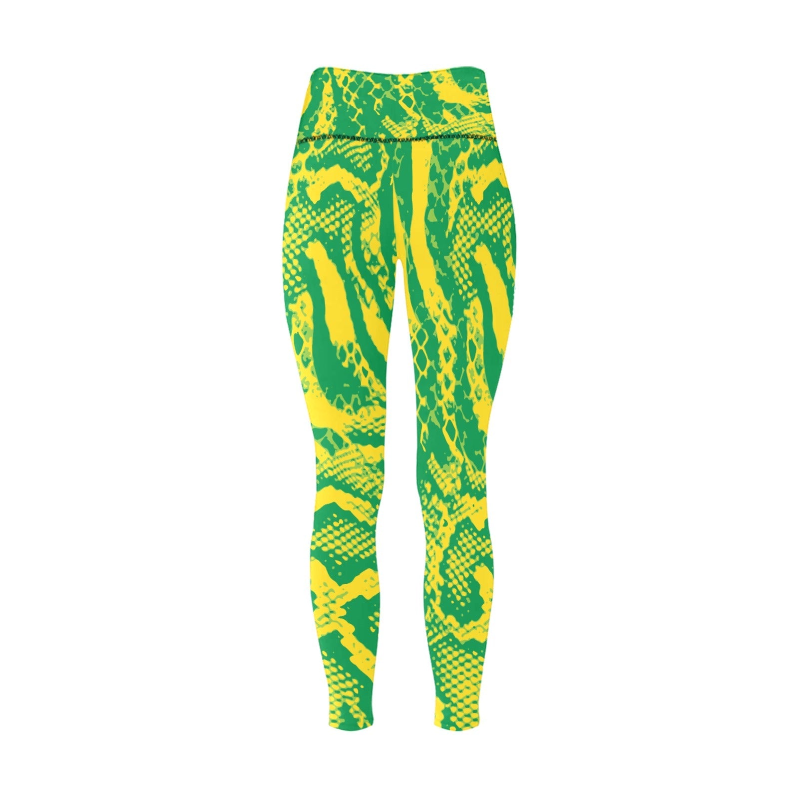 Dembe Lime High-Waisted Leggings