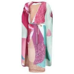 Abstract Pleated Kaftan