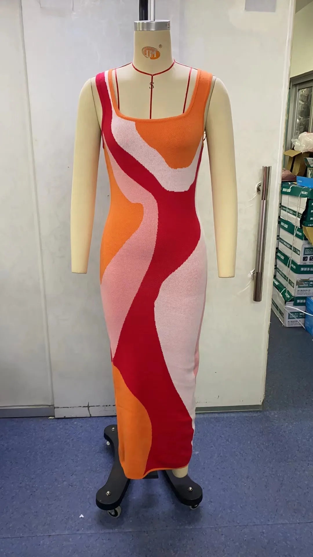 Abstract Wave Knit Dress - @phenomenalkat