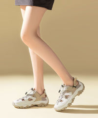 Casual Red Platform Sandals Hollow Out Breathable Mesh