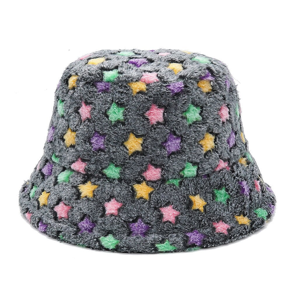 Assorted Faux Fur Bucket Hat