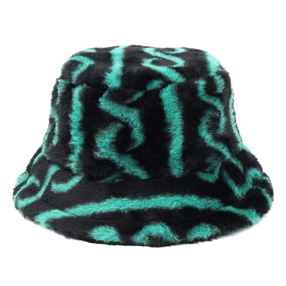 Assorted Faux Fur Bucket Hat