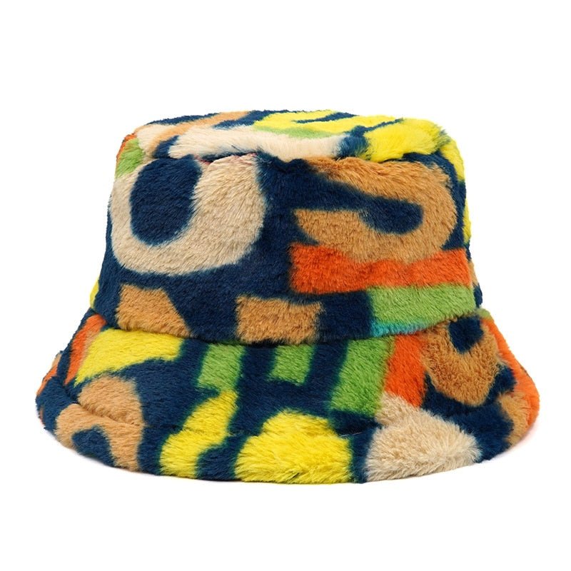 Assorted Faux Fur Bucket Hat