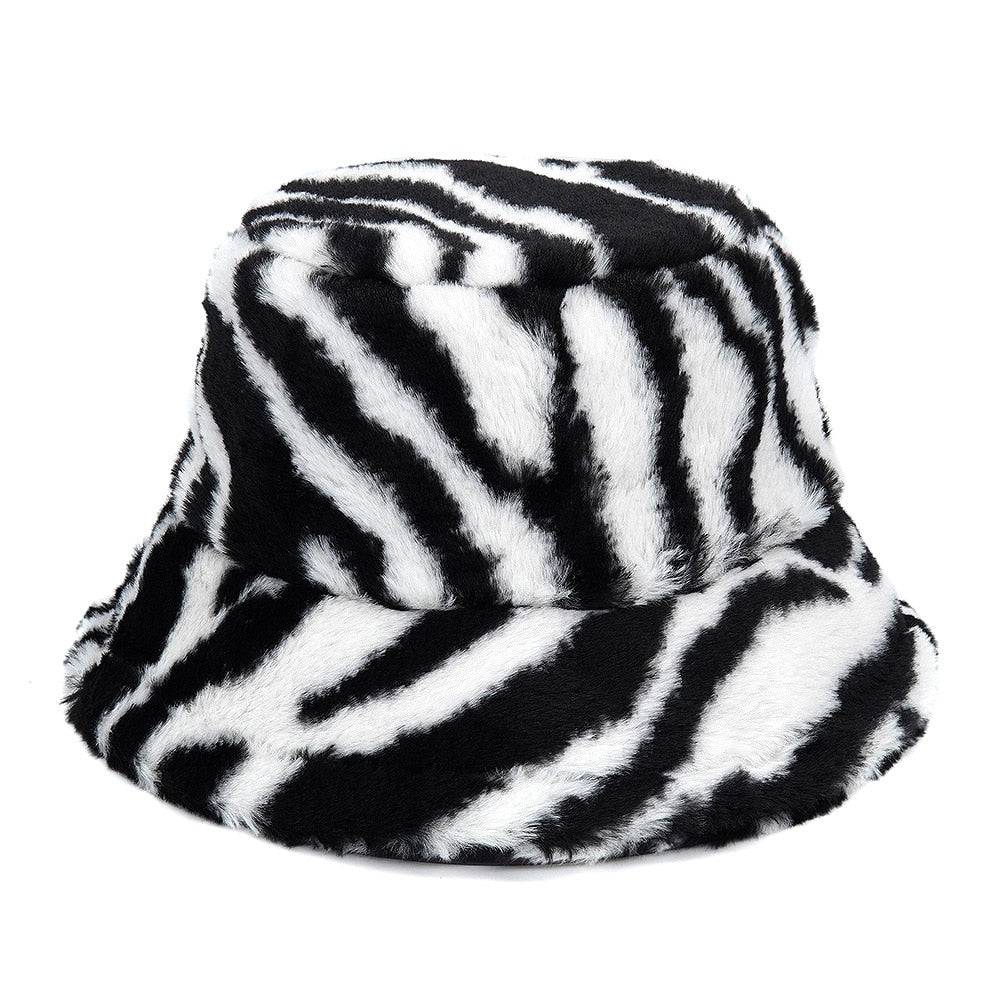 Assorted Faux Fur Bucket Hat