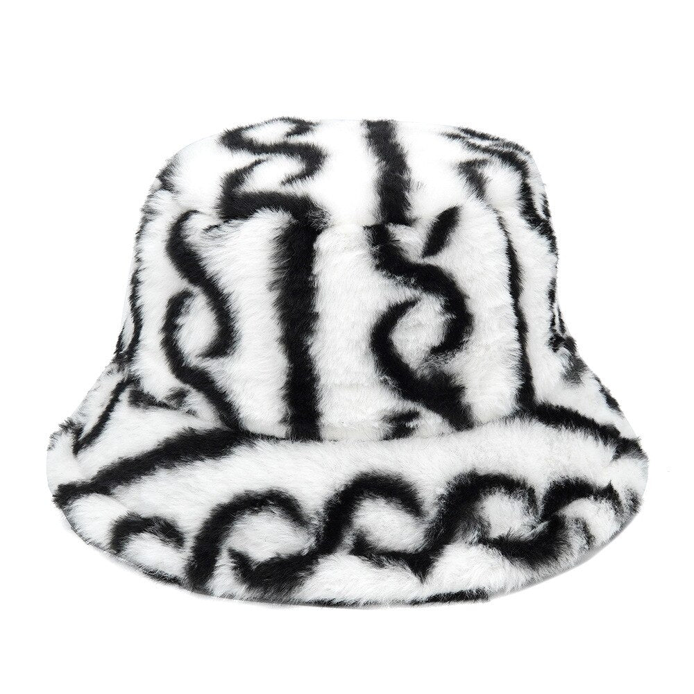 Assorted Faux Fur Bucket Hat