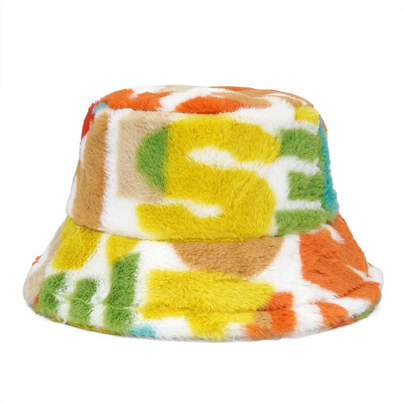 Assorted Faux Fur Bucket Hat