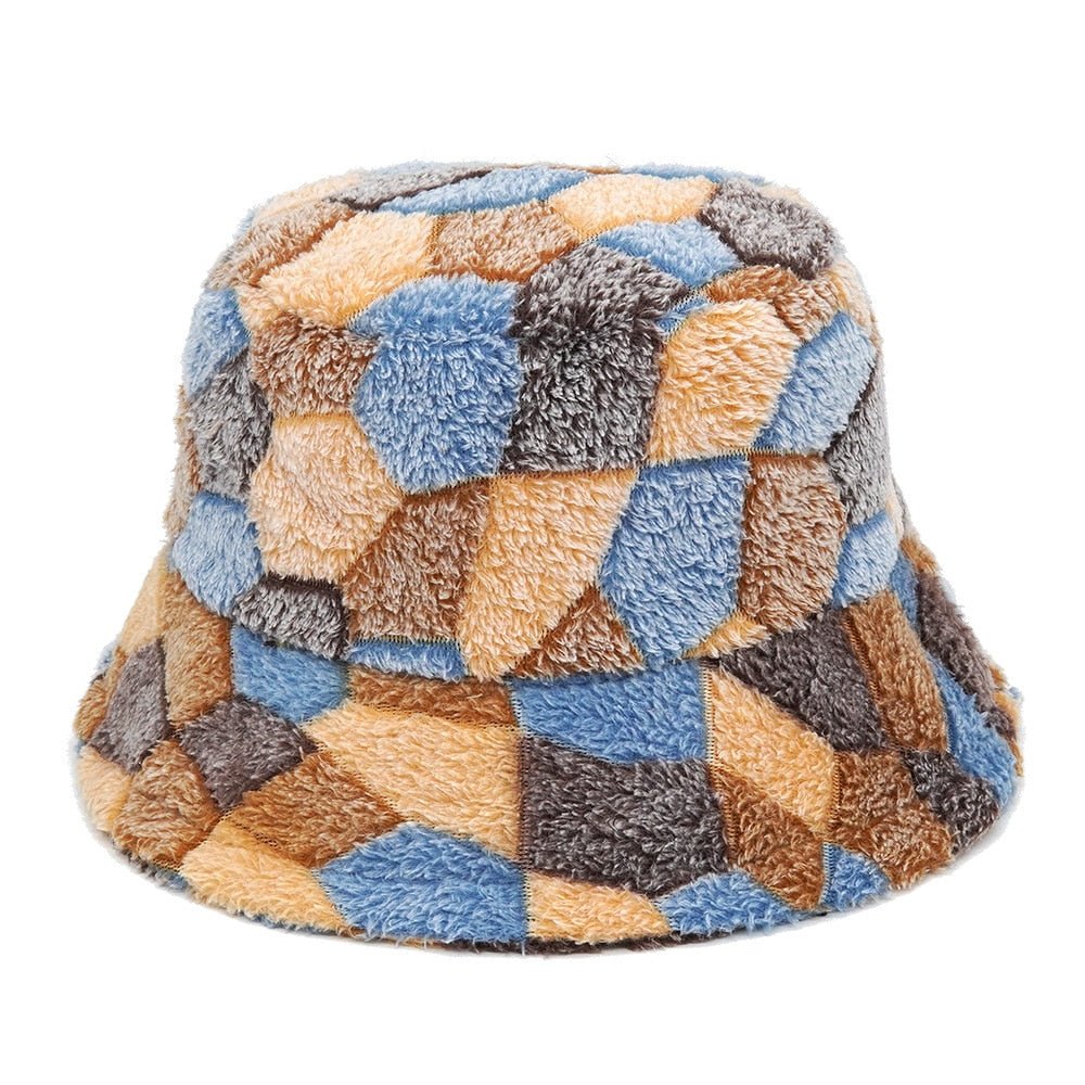 Assorted Faux Fur Bucket Hat