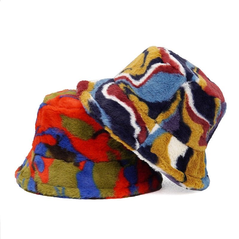 Assorted Faux Fur Bucket Hat