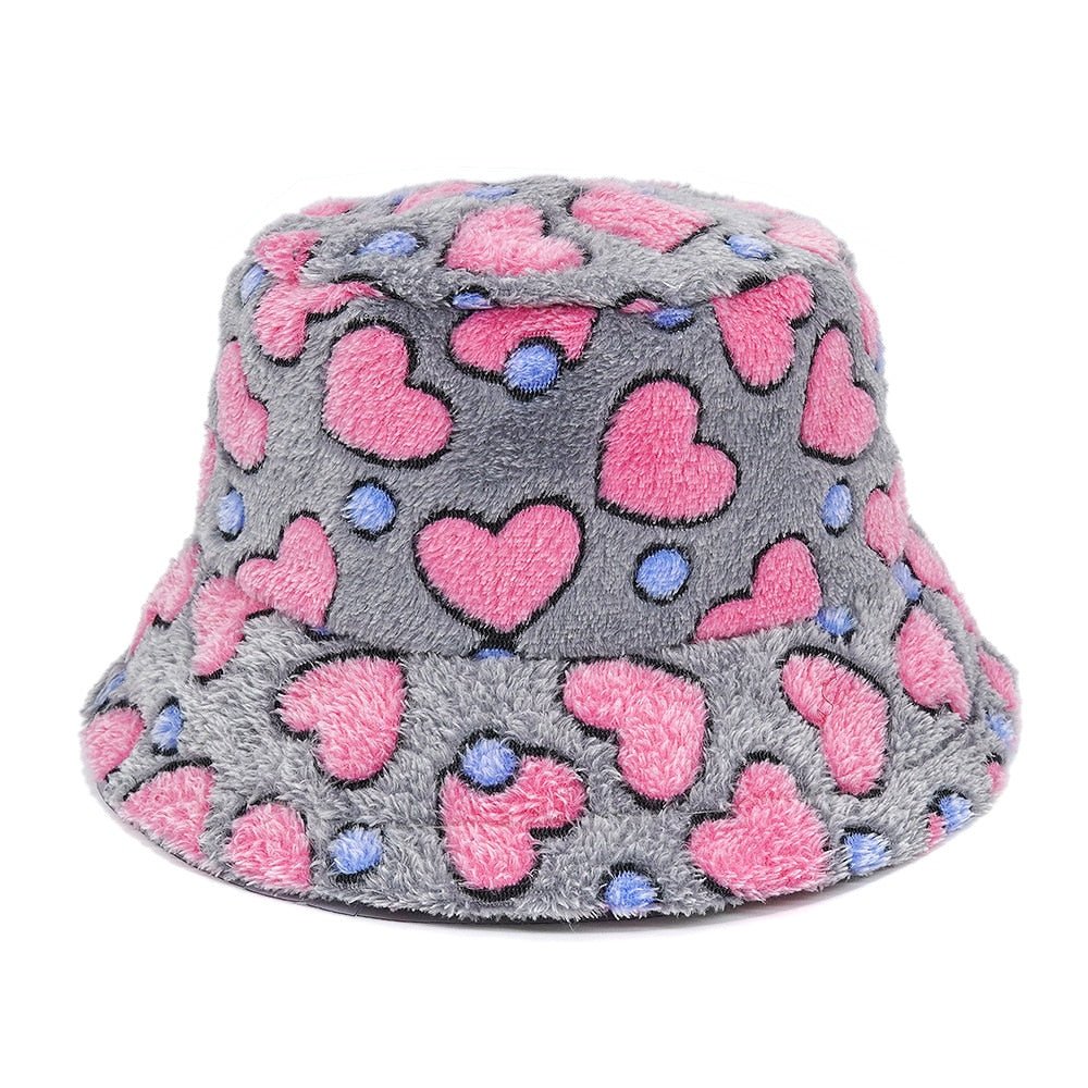 Assorted Faux Fur Bucket Hat