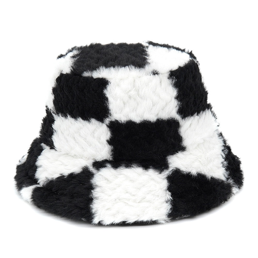 Assorted Faux Fur Bucket Hat