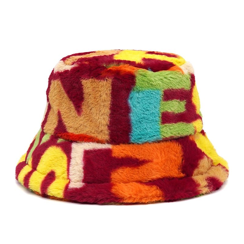 Assorted Faux Fur Bucket Hat