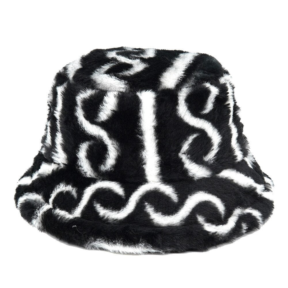 Assorted Faux Fur Bucket Hat