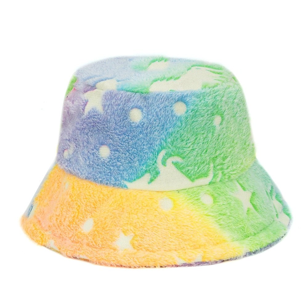 Assorted Faux Fur Bucket Hat