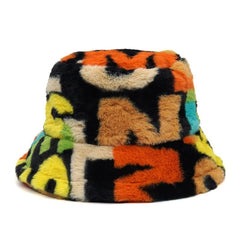 Assorted Faux Fur Bucket Hat