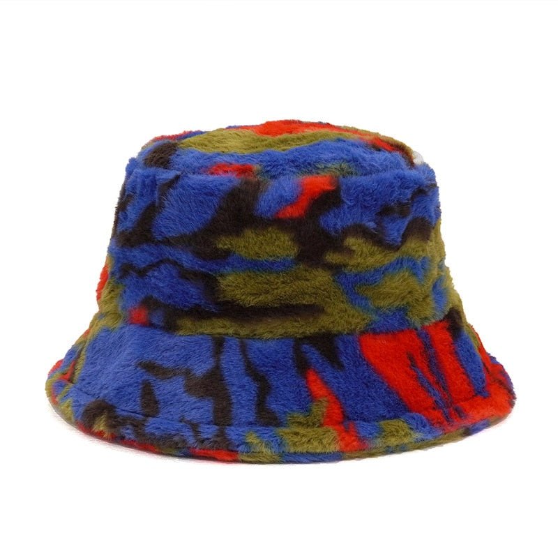 Assorted Faux Fur Bucket Hat