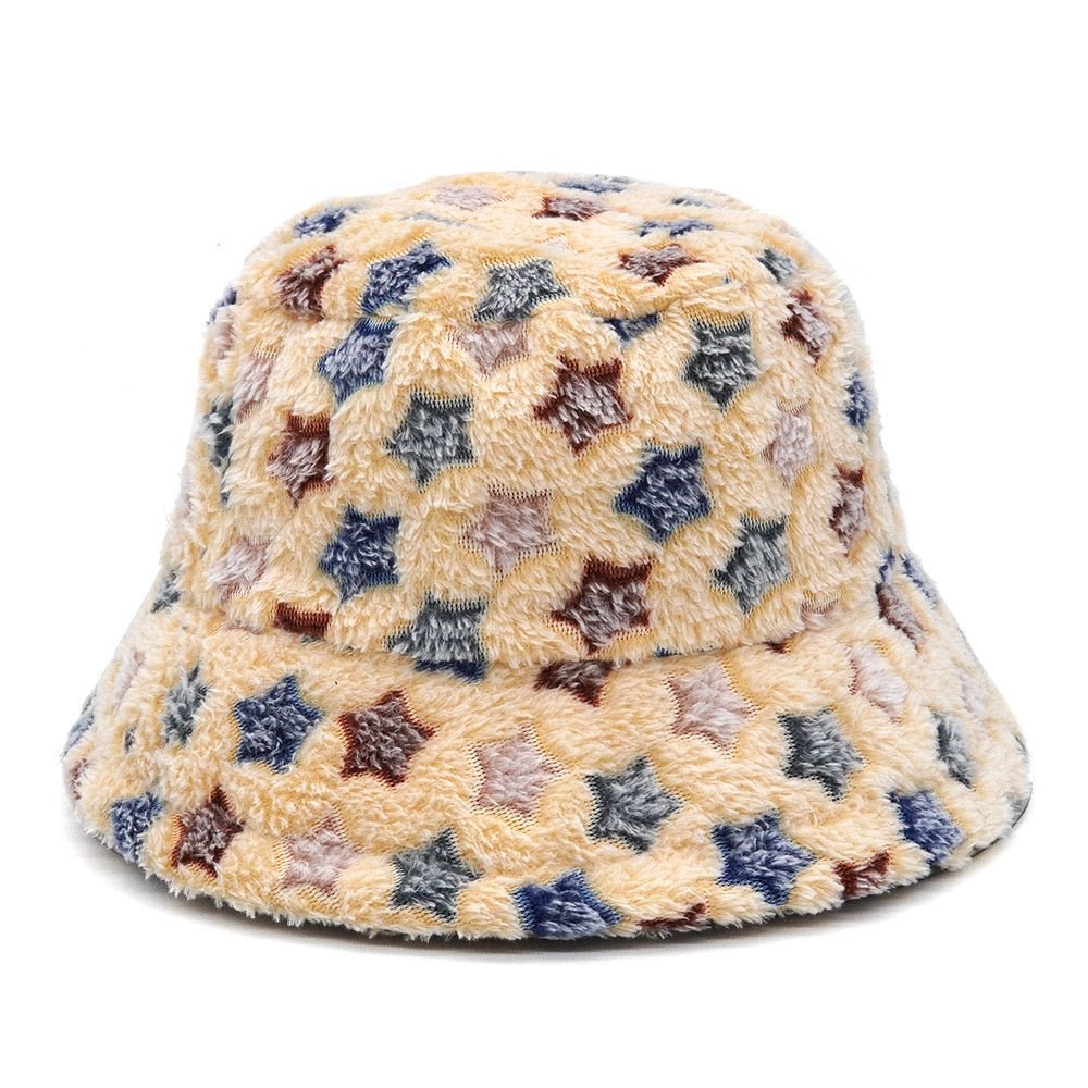 Assorted Faux Fur Bucket Hat